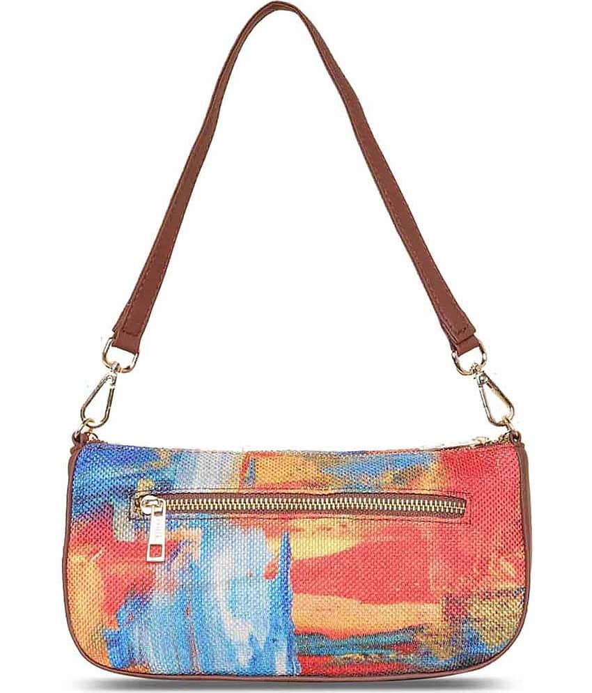 Zouk Shoulder Bag Jute Set of 1 ( Multicolor ) view 2