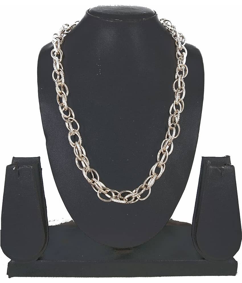 SHANKH-KRIVA Silver Plated Chain ( Set of 1 ) view 2