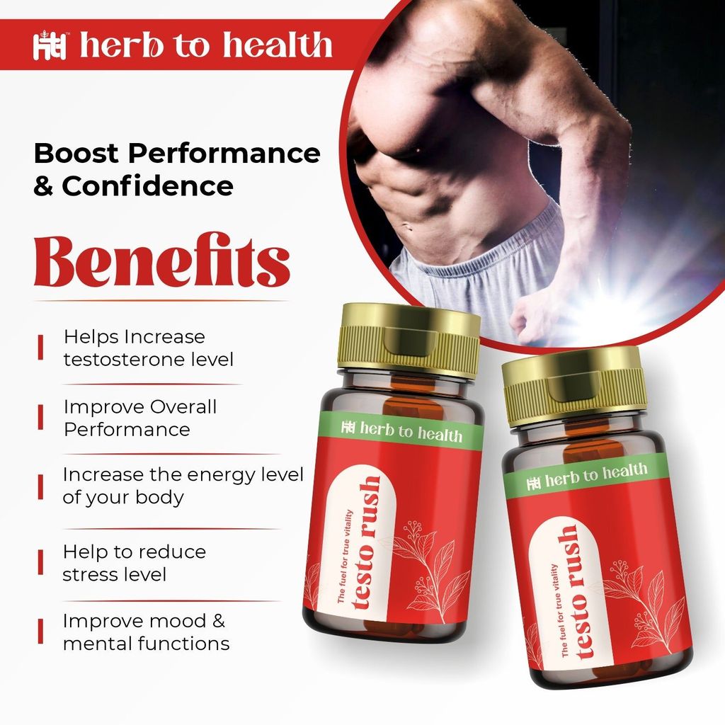 Herb to Health Testo Rush for Strength & Stamina view 2