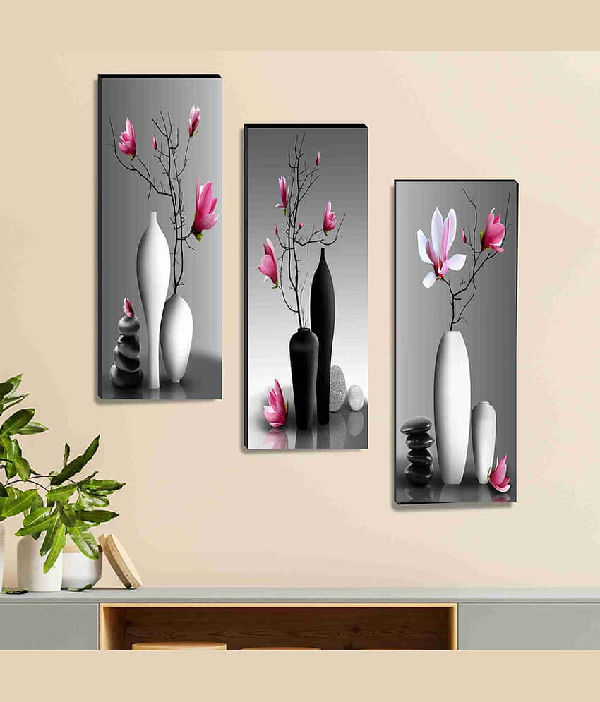 Saf - Floral Painting Without Frame view 2