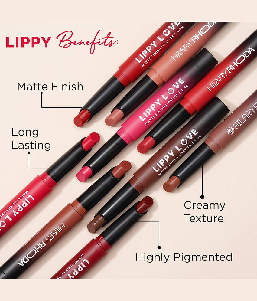 Hilary Rhoda Brown Matte Lipstick 14g view 2