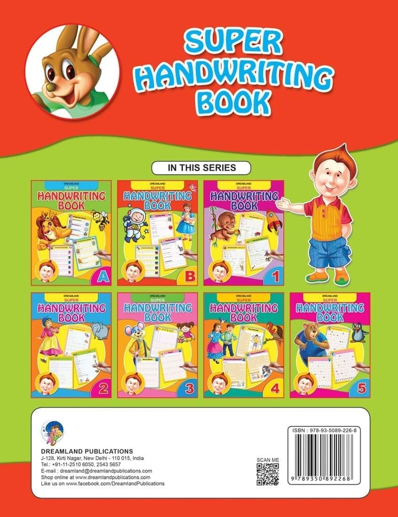 Super Hand Writing Book Part - B (English, Pa [Paperback] Dreamland Publications view 2