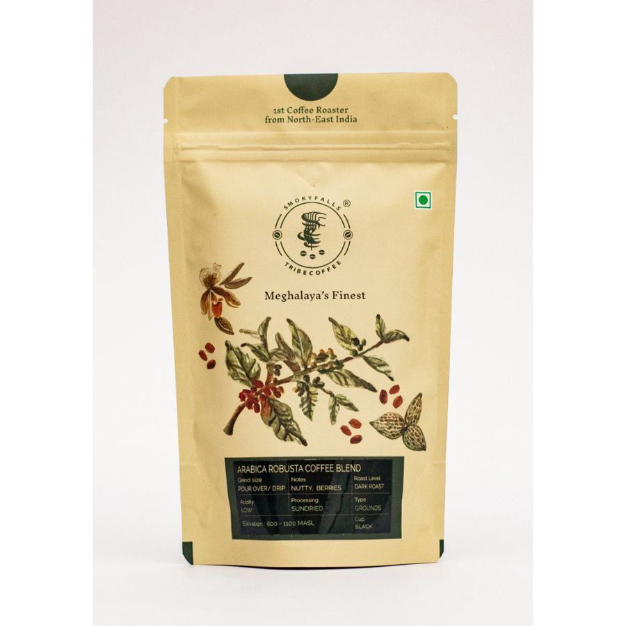 DARK ROASTED COFFEE GROUNDS - 100 gm - 100 gm