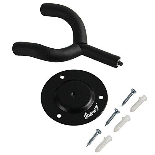Juârez JRZ100 Guitar Wall Hanger/Mount/Holder/Hook/Stand/Rack for Acoustic/Electric/Bass Guitars, with Fittings/Accessories, Black view 2