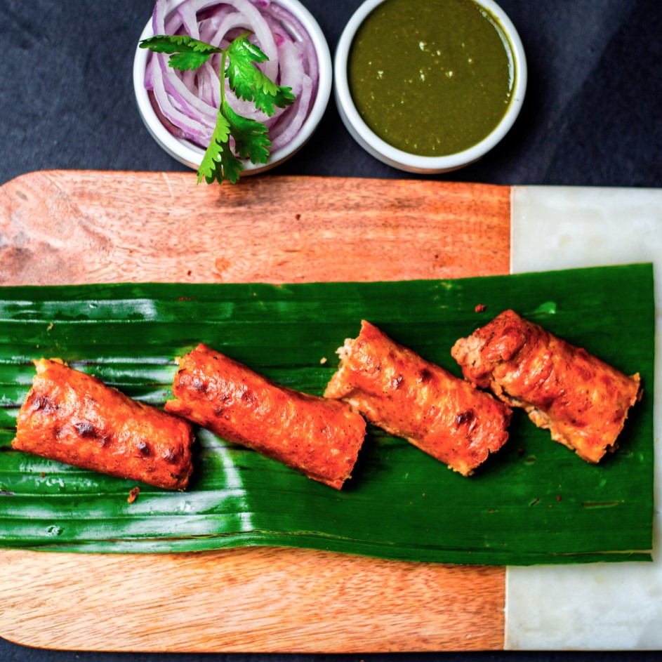 Chicken seekh kebab (6 pcs)