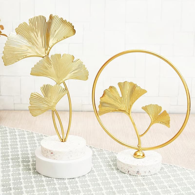 MOHD YASIN - Art Decor Resin Feather Leaf Figurine Sculpture Statue Ornament Figure Gifts view 2