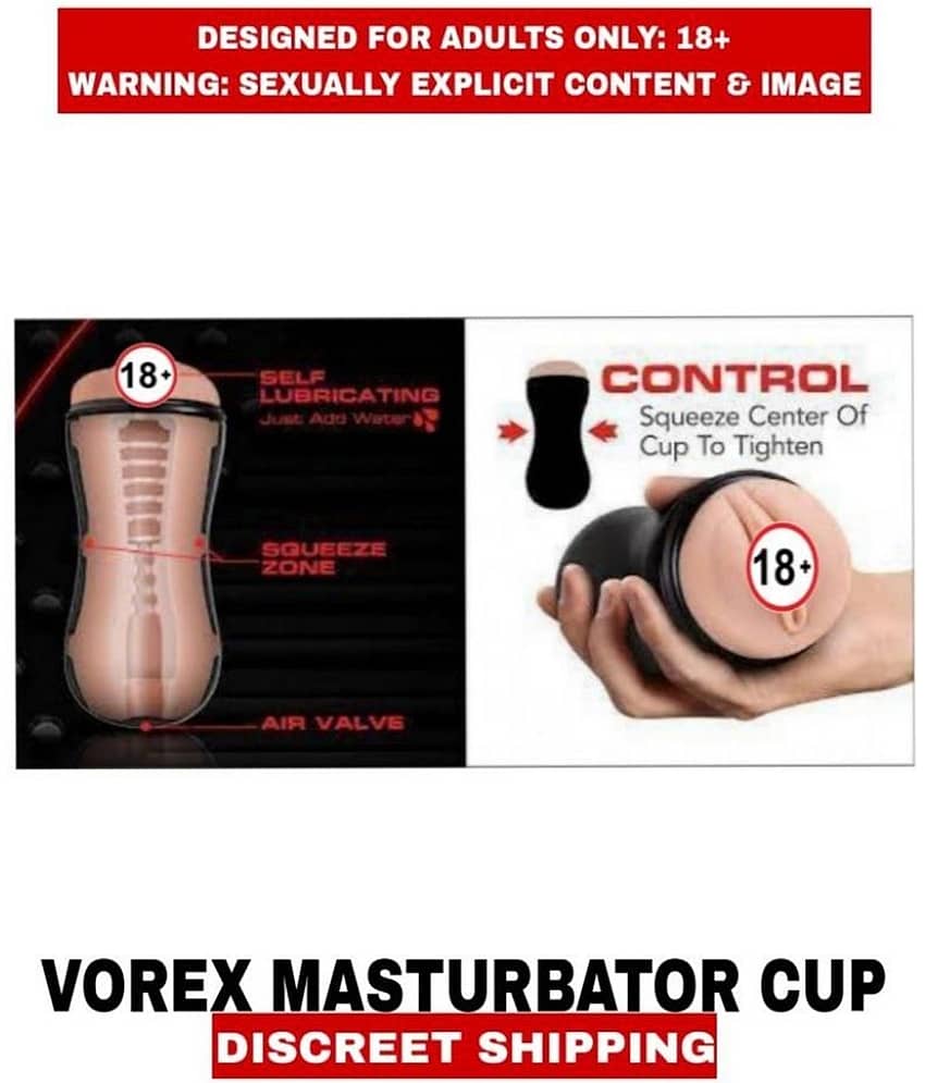 Premium Quality New Sexy toy Vorex Squeeze Pussy Masturbator Cup Fleshlight For Men view 2