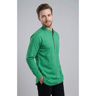 Ecostyle Men's Long Sleeve Short Kurta. view 2