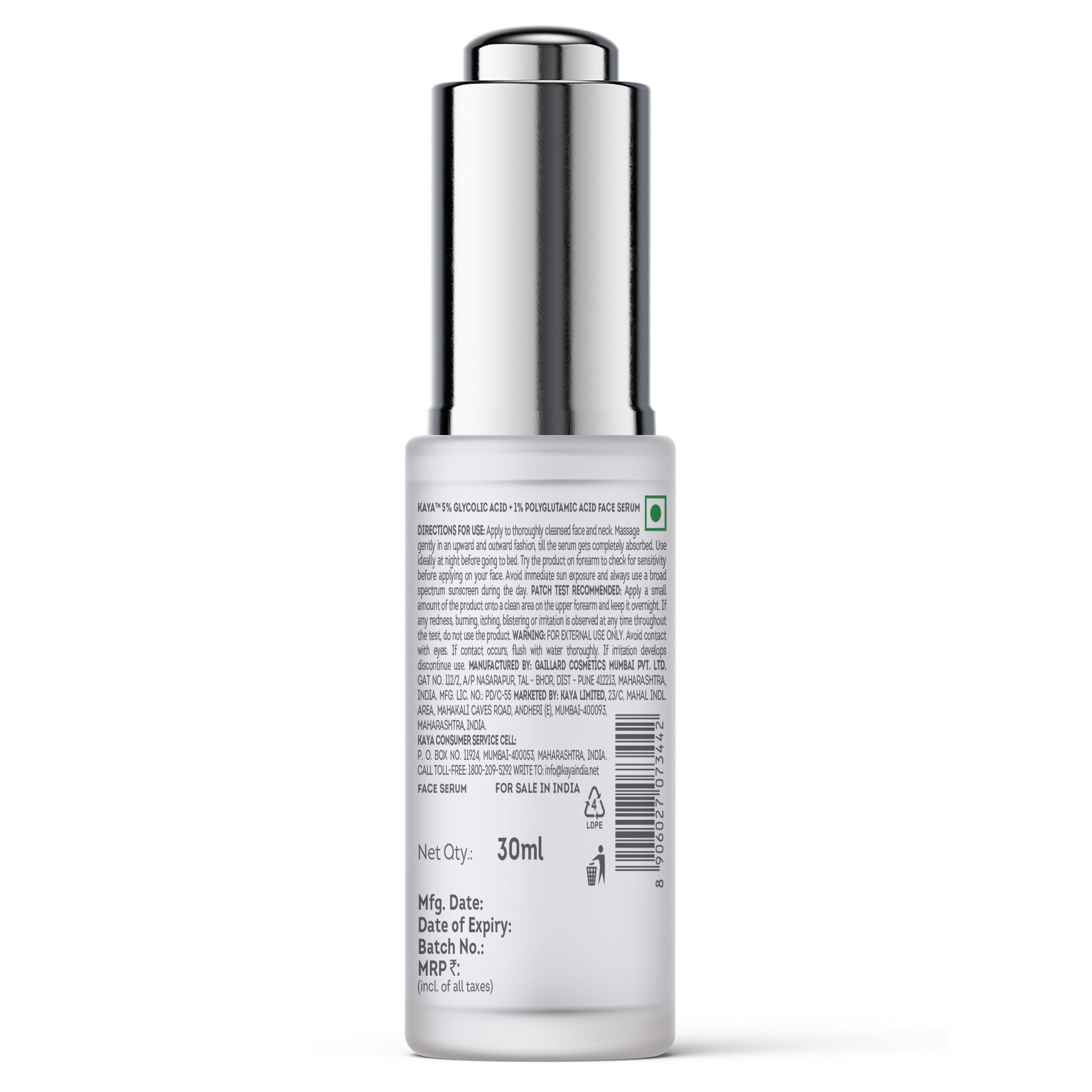 kaya Kaya 5% Glycolic Acid + 1% Polyglutamic Acid Face Serum_x000D_ Texture Corrector view 2
