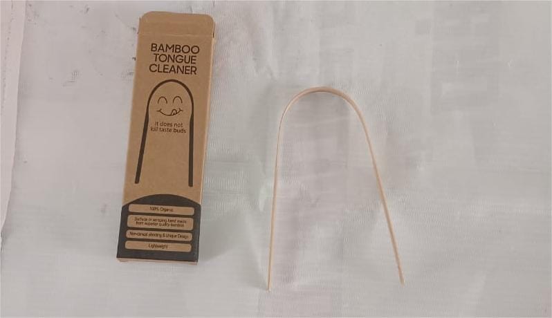 KANDUKUR 100% Biodegradable and Compostable Neem Wood Tongue Cleaner view 2