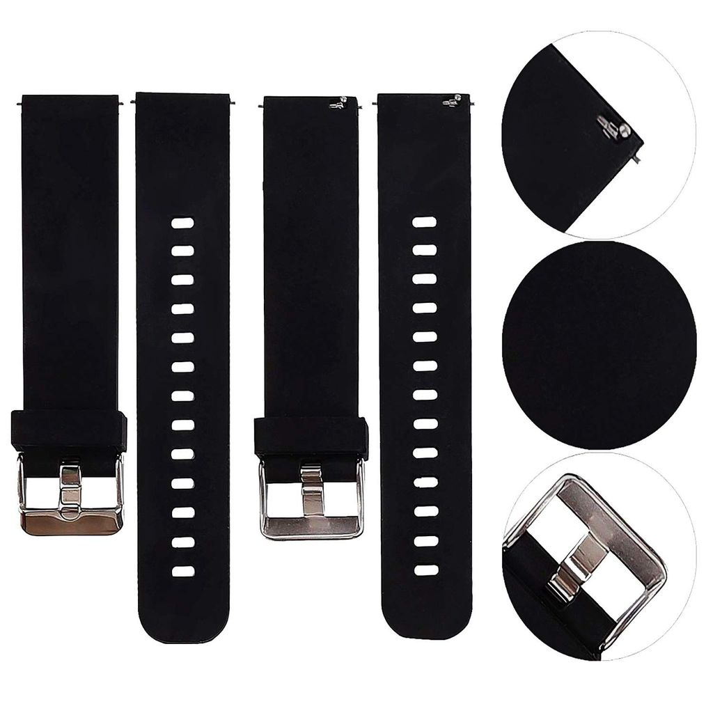 JUSTLY Silicone Belt 22MM Strap view 2