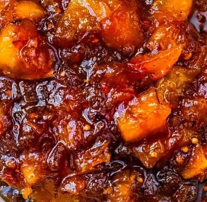 BANGLARMISTI Aamsotto Khajurer Misti Aachar, Bengali Sweet Pickle, Mango Papad, Khajoor, Homemade, Preservative Free, No Artificial Colour, 250g view 2