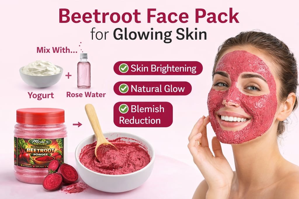 Mom's Nature Pure & Natural Beetroot Powder (227g) view 2