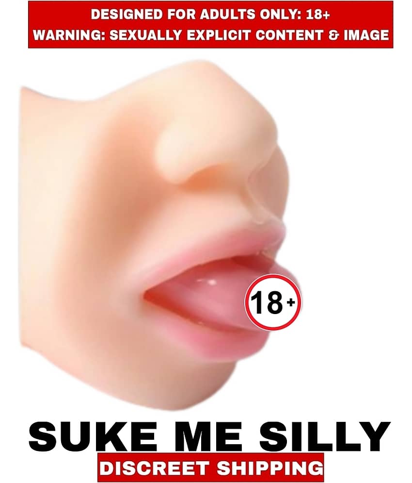 Adult Sex Toys Real Fell Mouth Suck Me Silly Silicon Masturbator Mini Doll For Men view 2