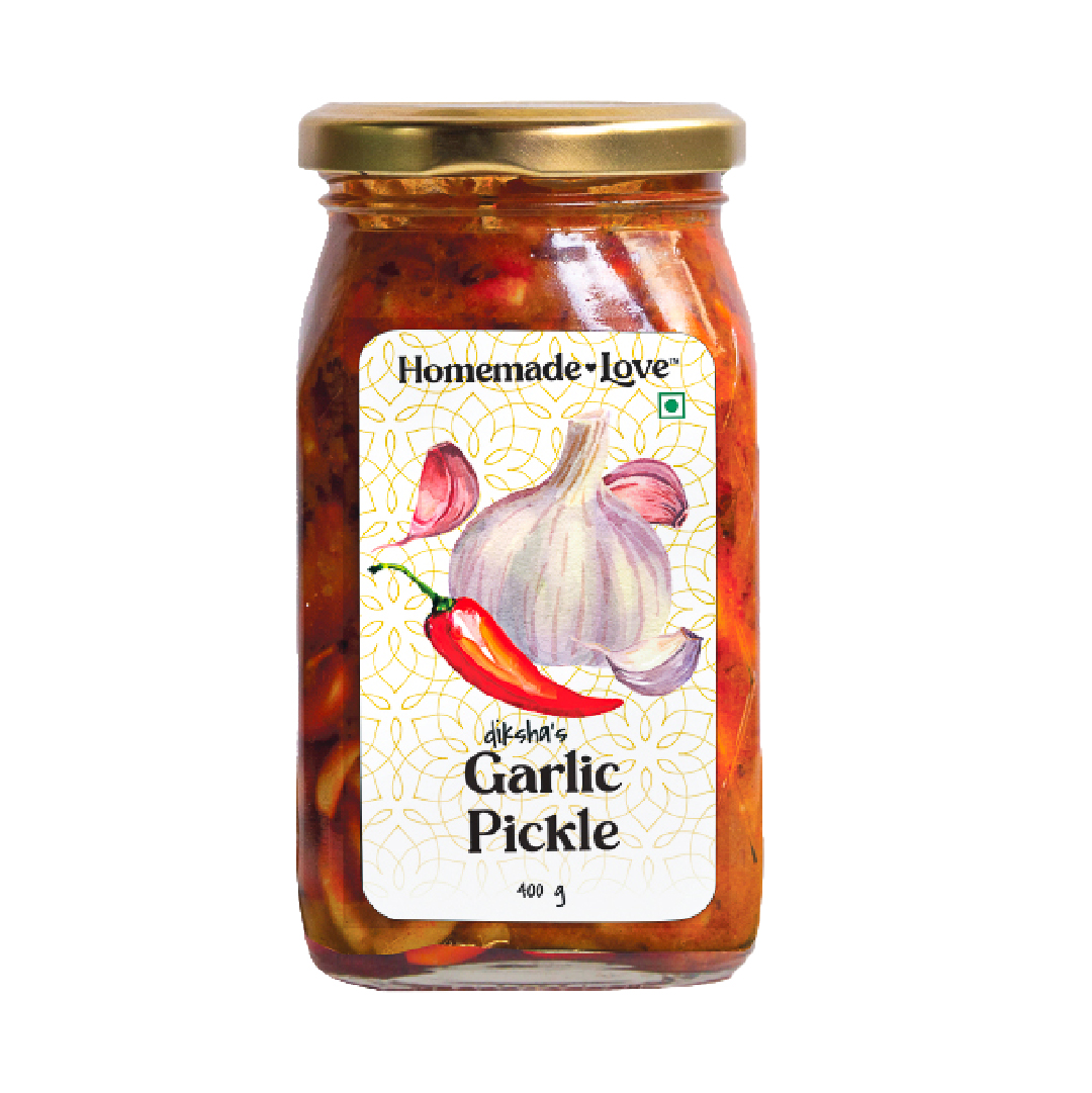 Homemade Love- Garlic Pickle- 400g