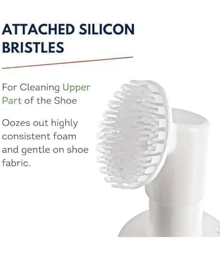 Premium Shoe Cleaning Foam with Brush Sneaker Cleaner for White Shoes and Everyday Footwear view 2