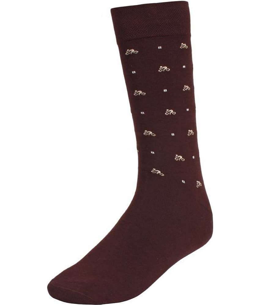 Creature Brown Formal Full Length Socks view 2