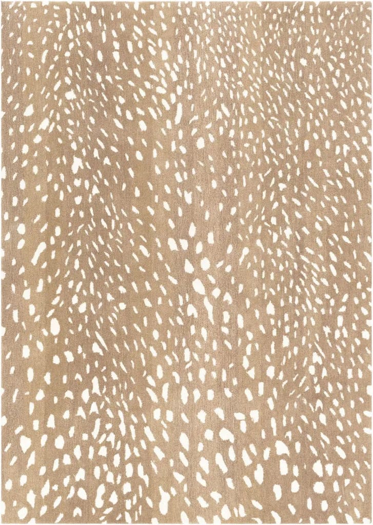 Hand Tufted Athena Brown Wool Rug view 2