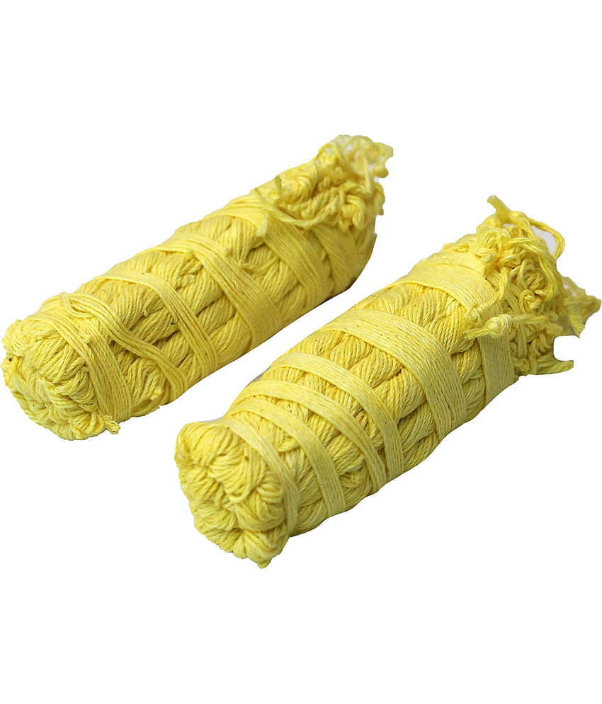 JANEU 2 KODI (40 PIC ) YELLOW COLOR COTTON view 2