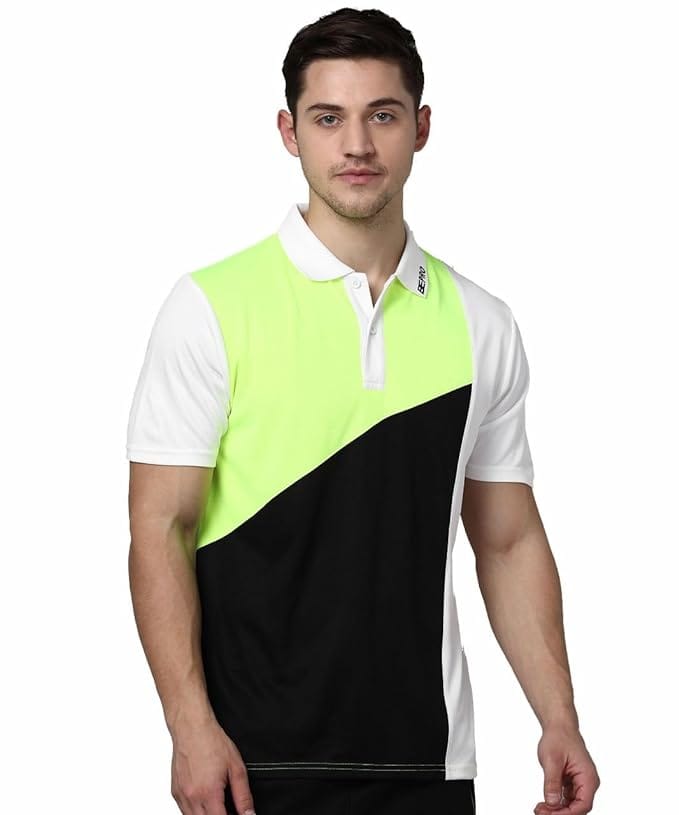 Bepro Men's Polo Neck Collar Half Sleeve T-Shirt view 2