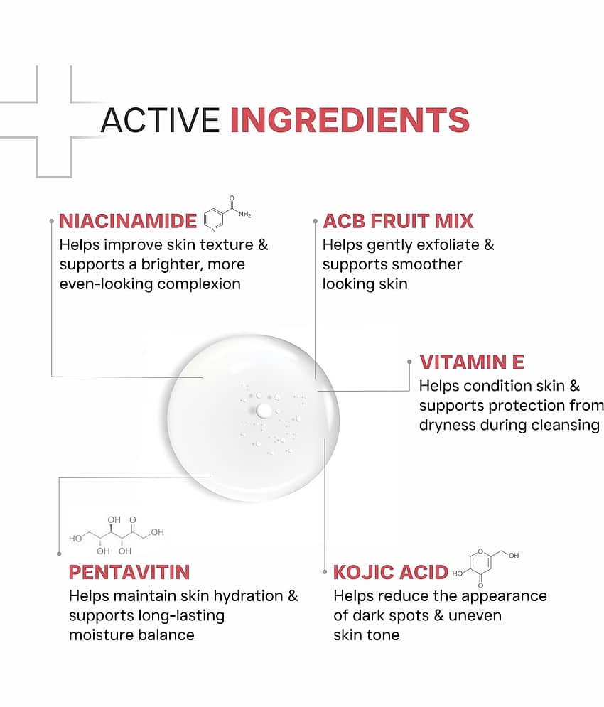 Dermatouch - Dark Spots Removal Face Cleanser For All Skin Type 2 g ( Pack of 2 ) view 2