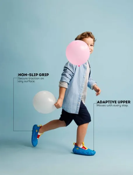 ArettoLeaps Kids Slip-On Adaptive Fit Breathable & Anti-Skid Casual Sneakers view 2