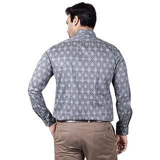 DUKUL Men'ss Printed Cotton Shirt Full Sleeve Regular Fit | Perfect for Formal & Casual Wear view 2