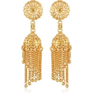 Vivastri Elite Charming Screw Jhumka Earring for Women and Girls [VIVA2683ERG] view 2