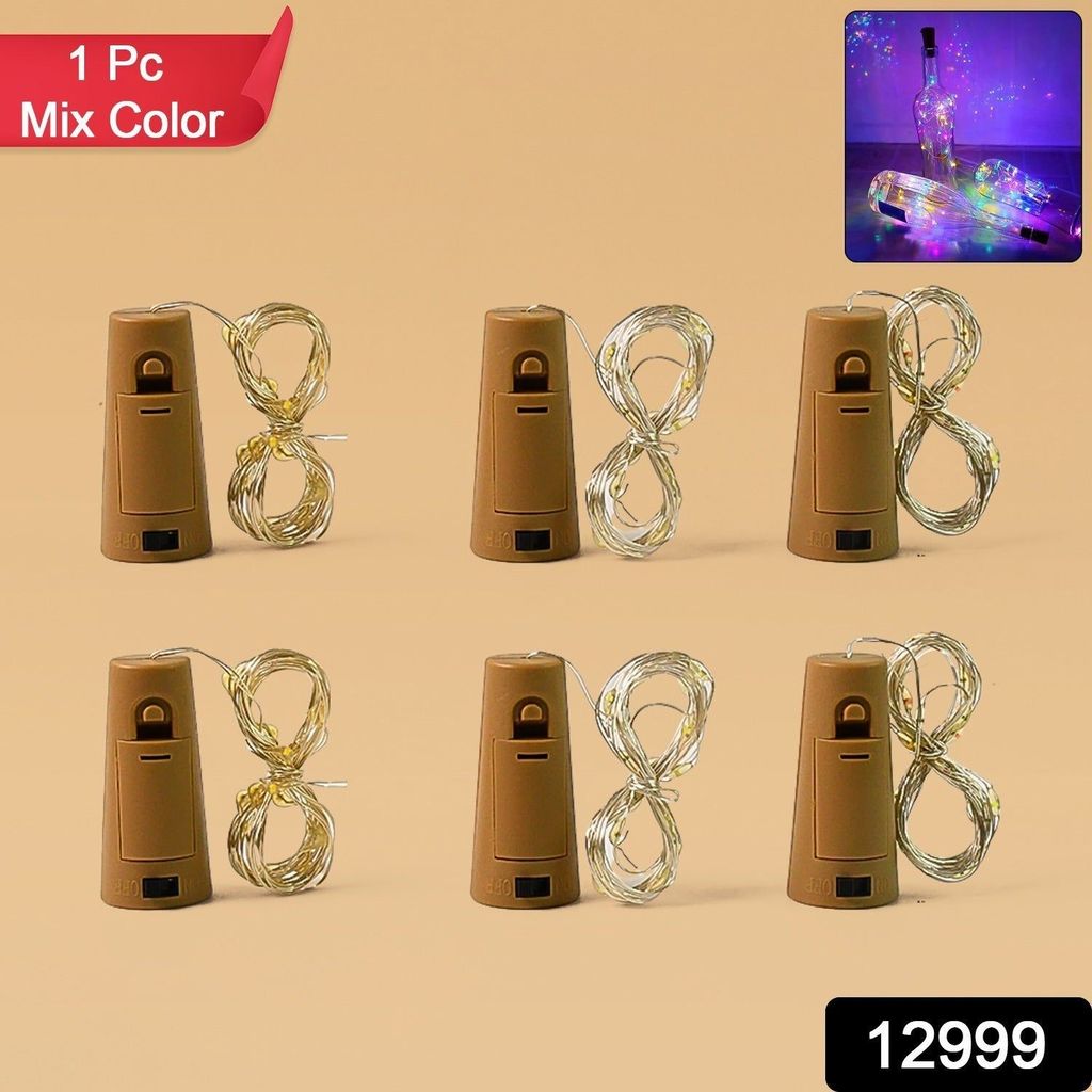 Cork-Shaped LED Bottle String Fairy Lights (1 Pc) view 2