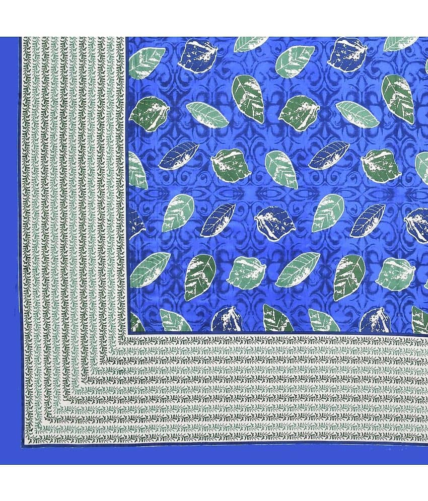 Uniqchoice Cotton King Bedsheet ( Blue ) view 2