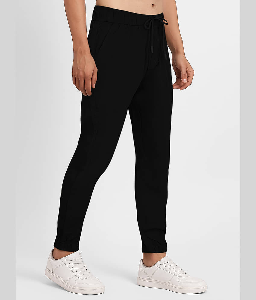 plounge Regular Men's Joggers - Black ( Pack of 1 ) view 2