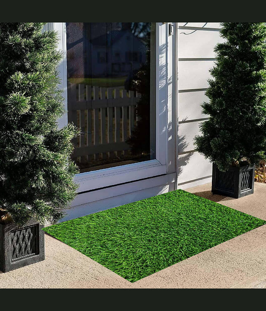 Revexo - Anti-skid Plastic Door Mat ( 40 X 60 cm ) Single - Green view 2