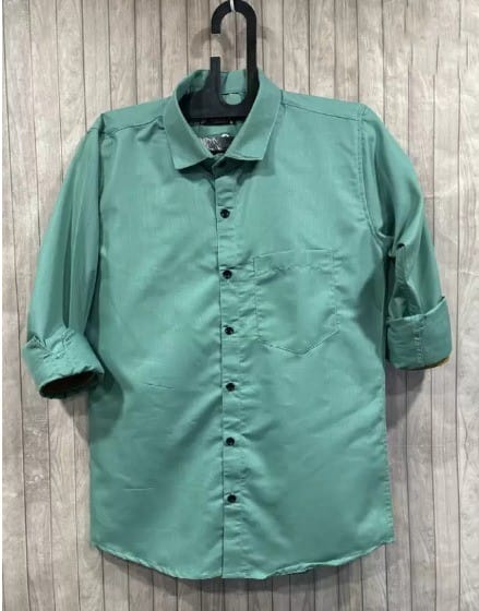 Men's Casual Slim Fit Long Sleeve Button Down Dress Shirt