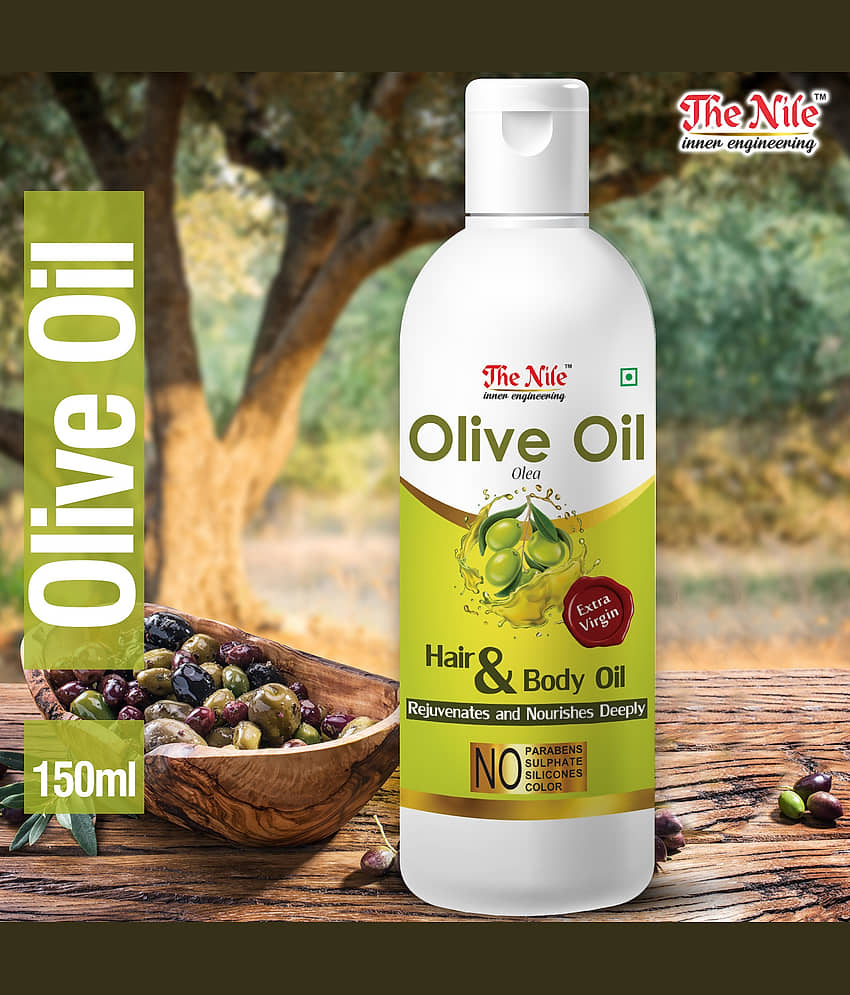 The Nile Olive Oil 150 ML + Olive Oil 100 ML + Almond Oil 100 Ml 350 mL Pack of 3 view 2
