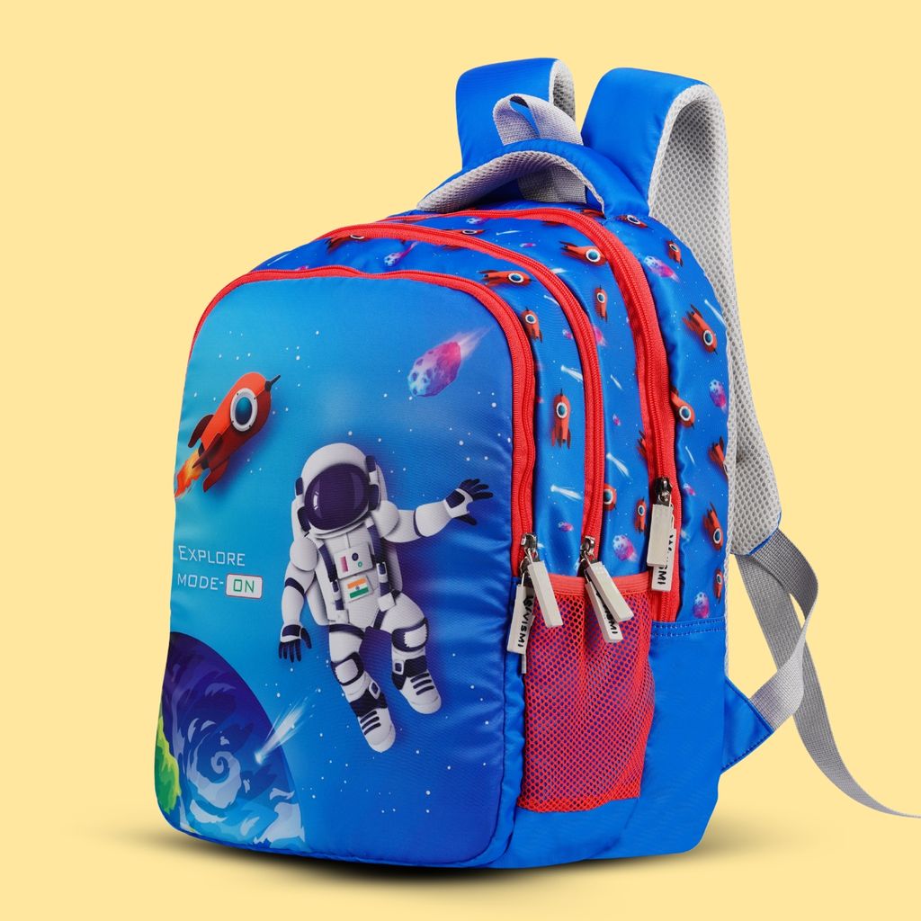 VISMIINTREND School Backpack Bags for Kids | School Bags | Water Resistant | Casual | Picnic | Travel | 5 to 10 Years School Backpack | Bag for Boys | Girls view 2