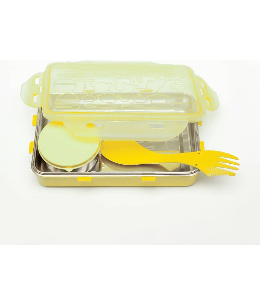 Generic - Stainless Steel School Lunch Boxes 1 Container ( Pack of 1 ) view 2