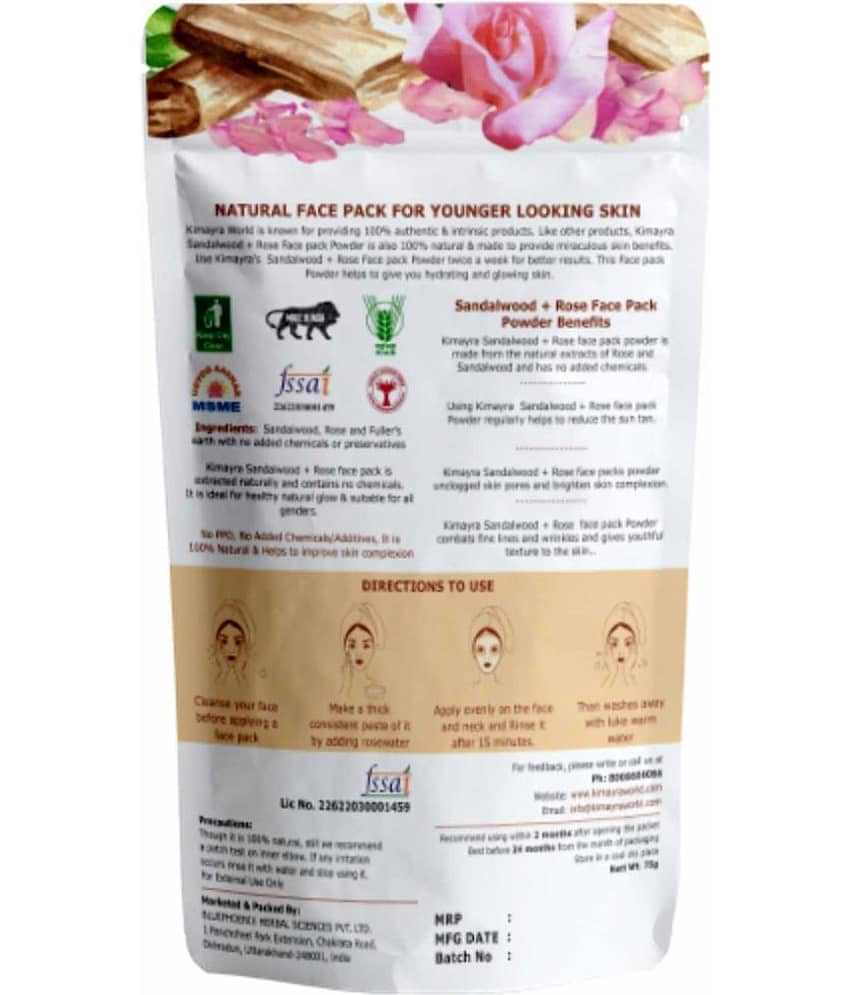 Kimayra - Skin Tightening Face Pack for All Skin Type ( Pack of 2 ) view 2