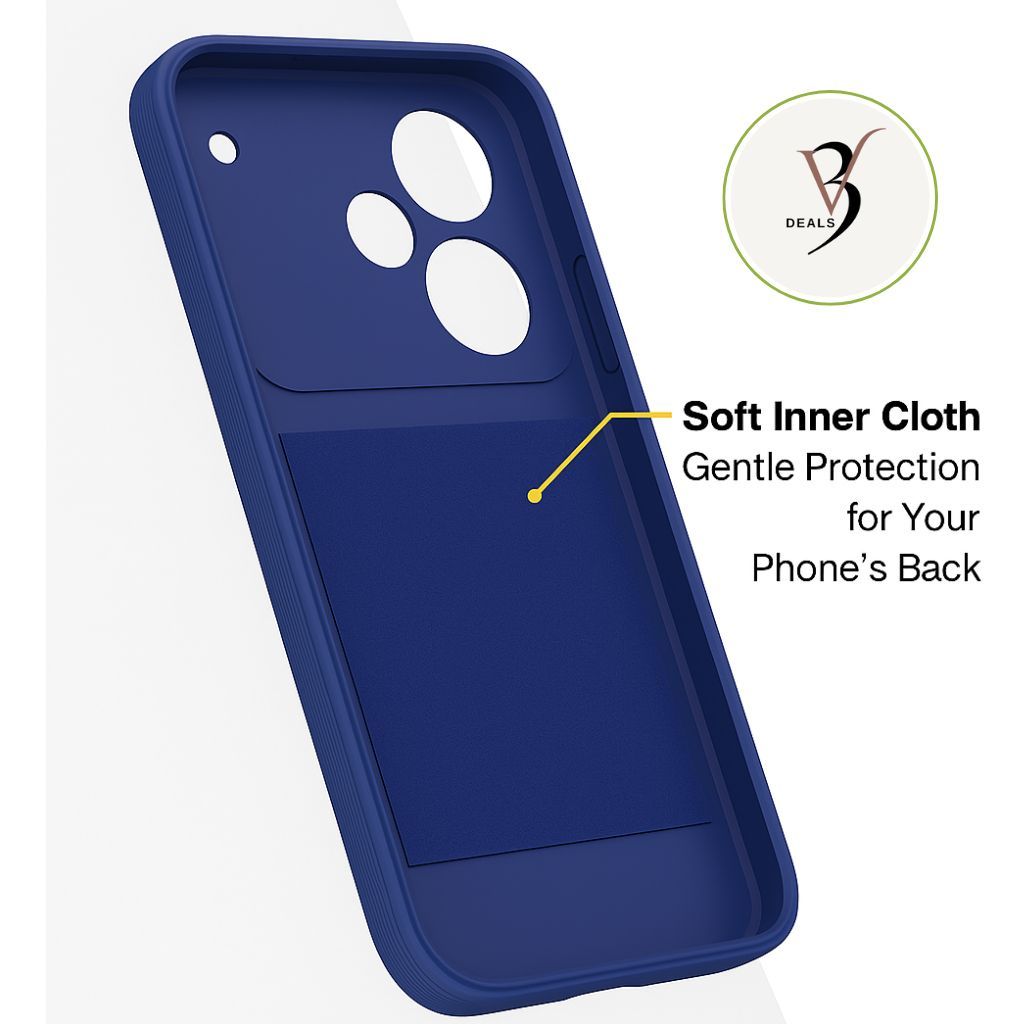 V3Deals Back Cover for Realme P4 Pro 5G | Soft Matte Silicone Finish | Camera Bump Protection | Slim Fit Shockproof Case for Realme P4 Pro | Durable & Lightweight Design view 2