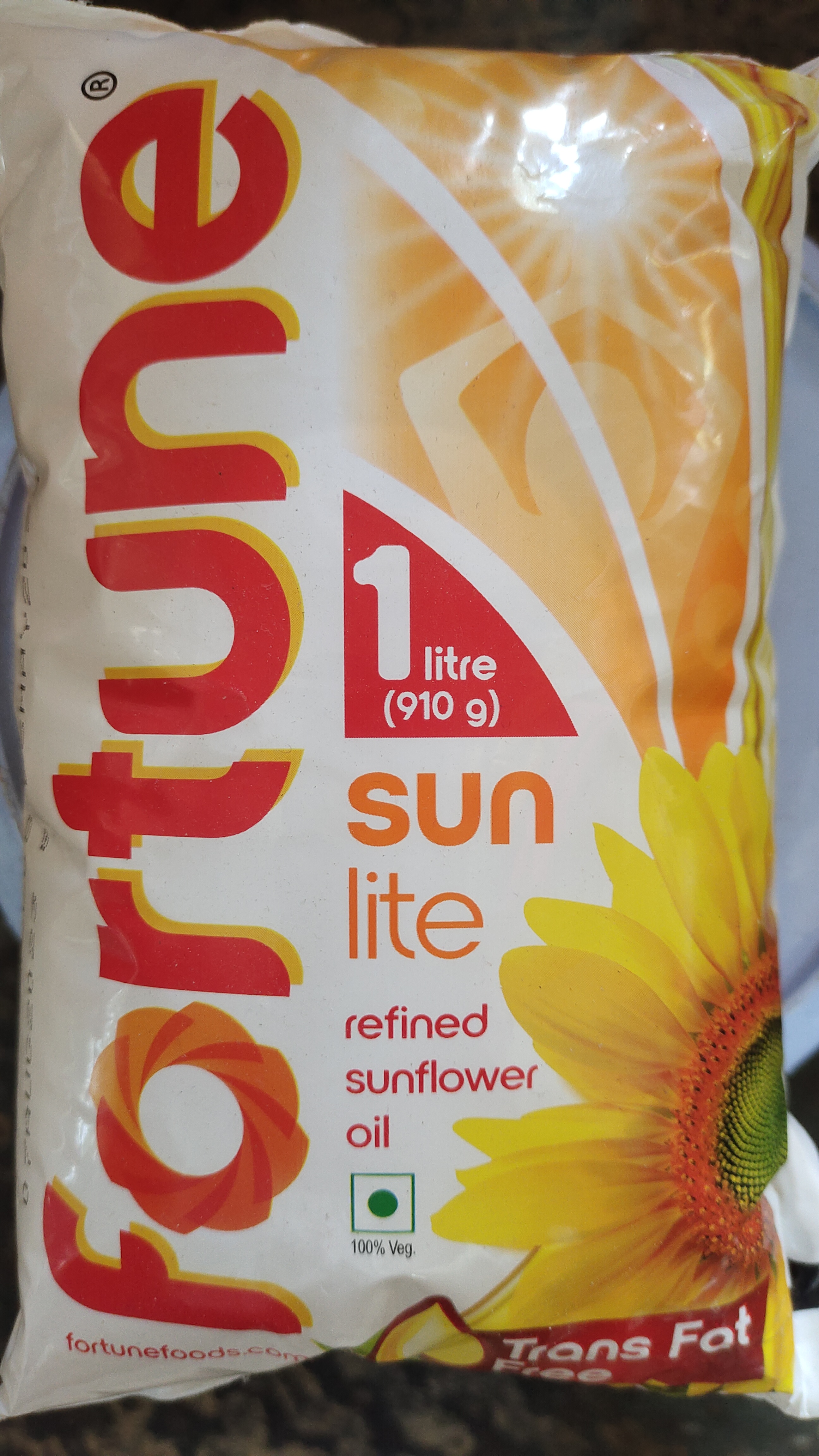 Fortune refined sunflower oil