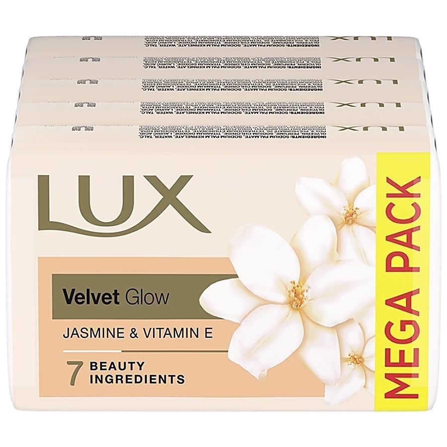 Lux Jasmine & Vitamin E Soap Bar, For Soft Glowing Skin with 7 Beauty Ingredients, 100 g (Pack of 4) view 2