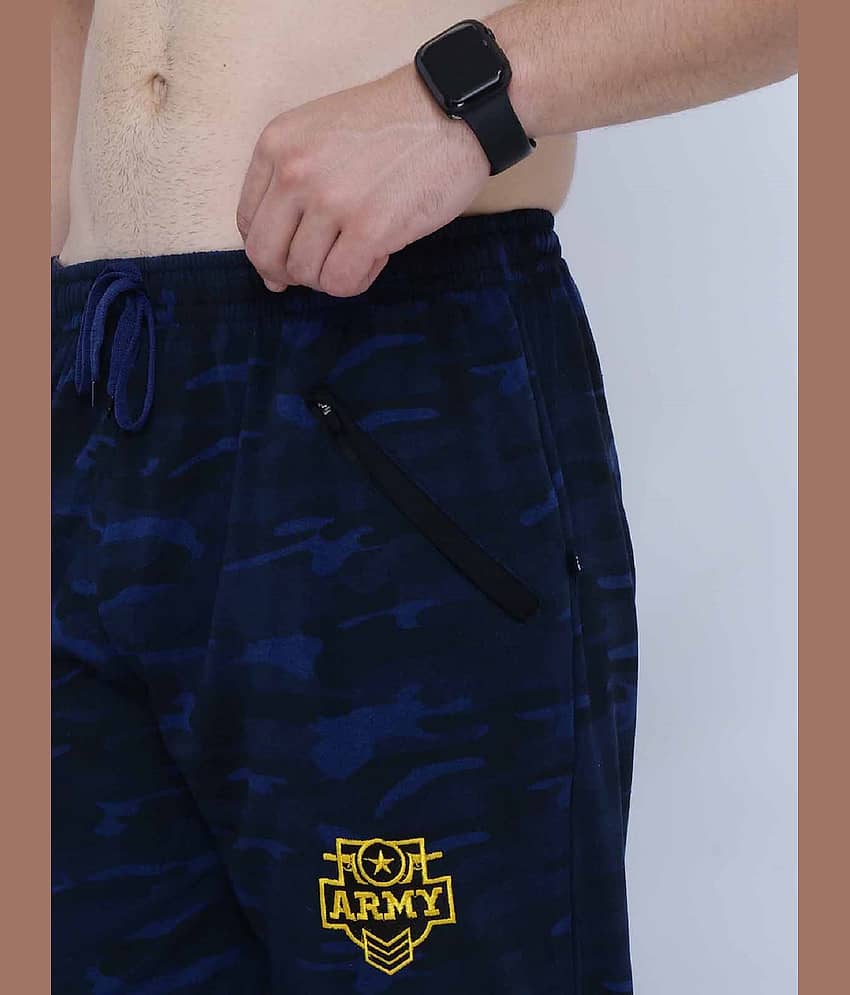 Neo Garments - Blue Cotton Men's Trackpants ( Pack of 1 ) view 2