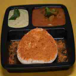 Thatte idli - ghee podi