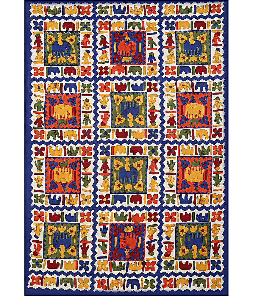 Uniqchoice Cotton Single Bedsheet ( Orange ) view 2