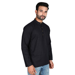 Ecostyle Cotton Long Sleeves Mens Short Kurta view 2