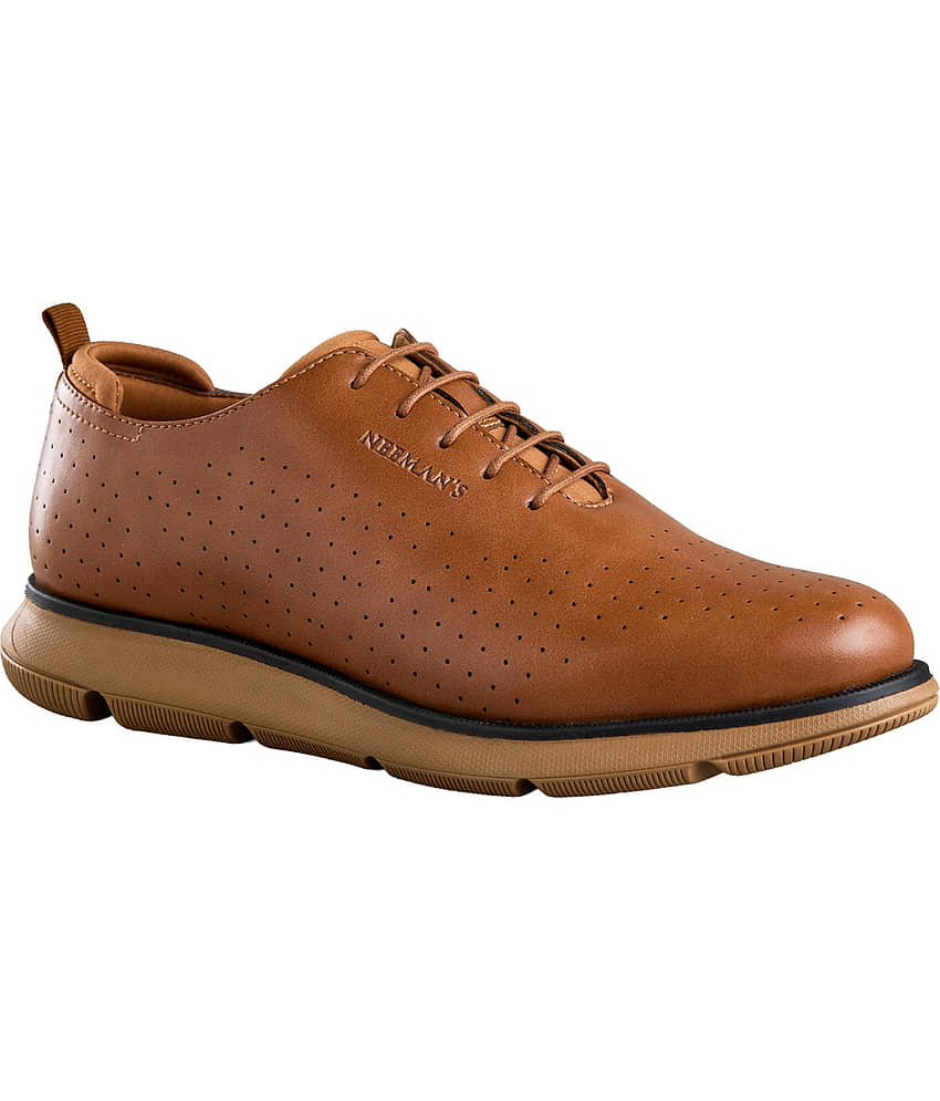 Neemans Flexy Brogues Tan Men's Sneakers view 2