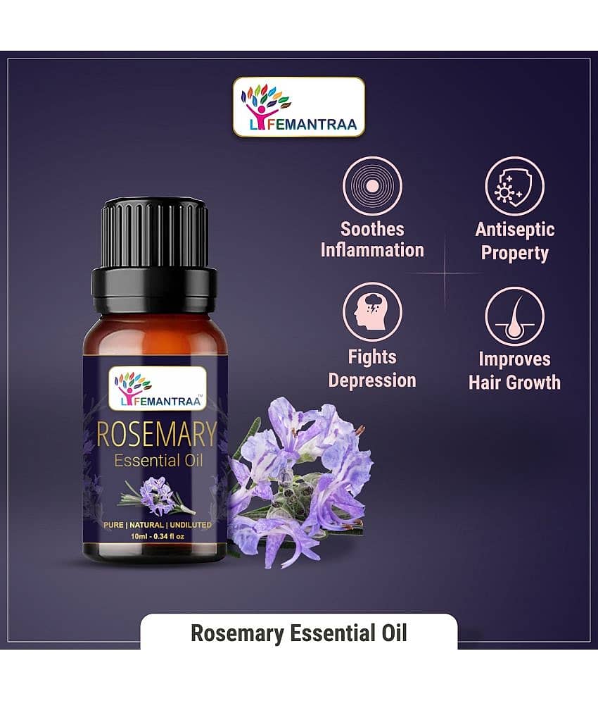 LIFEMANTRAA Rosemary Essential Oil 30 mL ( Pack of 1 ) view 2