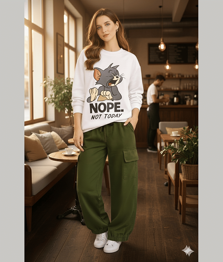 TarrenT HunT Pack of 1 Girls Cotton Blend T-shirt & Pants ( Green )