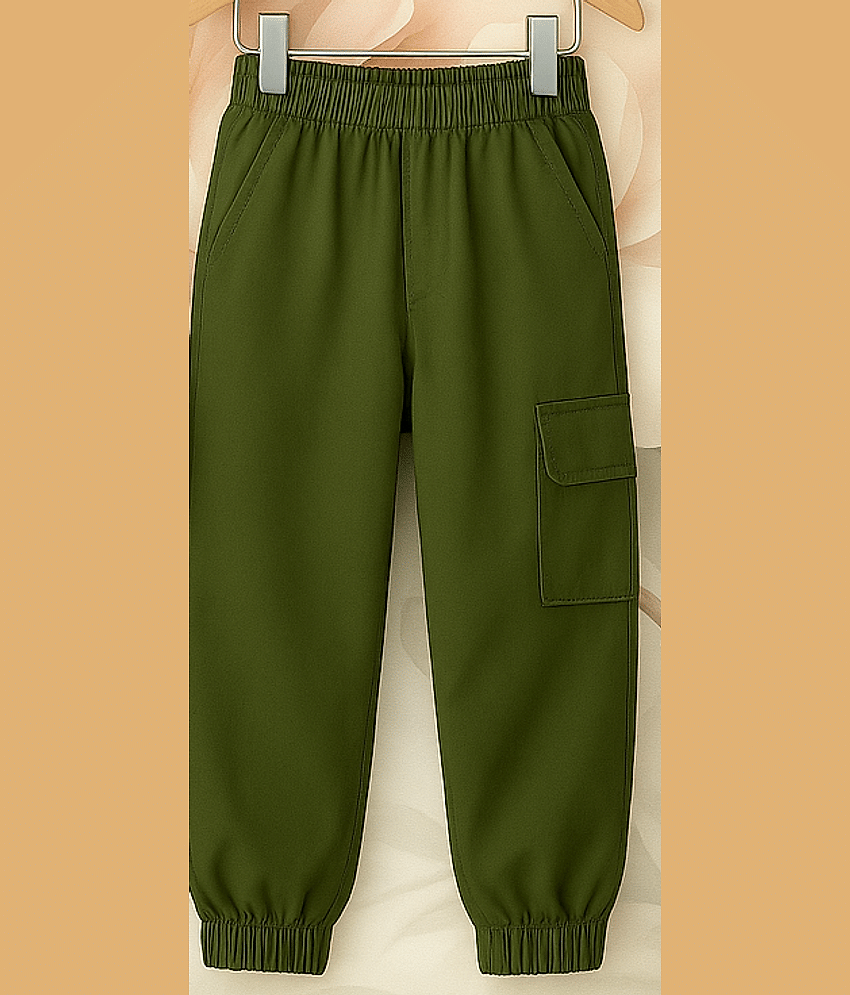 TarrenT HunT Pack of 1 Girls Cotton Blend T-shirt & Pants ( Green ) view 2