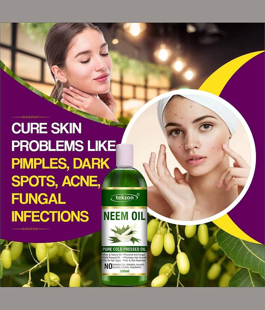TEKZON Anti Dandruff Neem Oil 200 ml ( Pack of 2 ) view 2