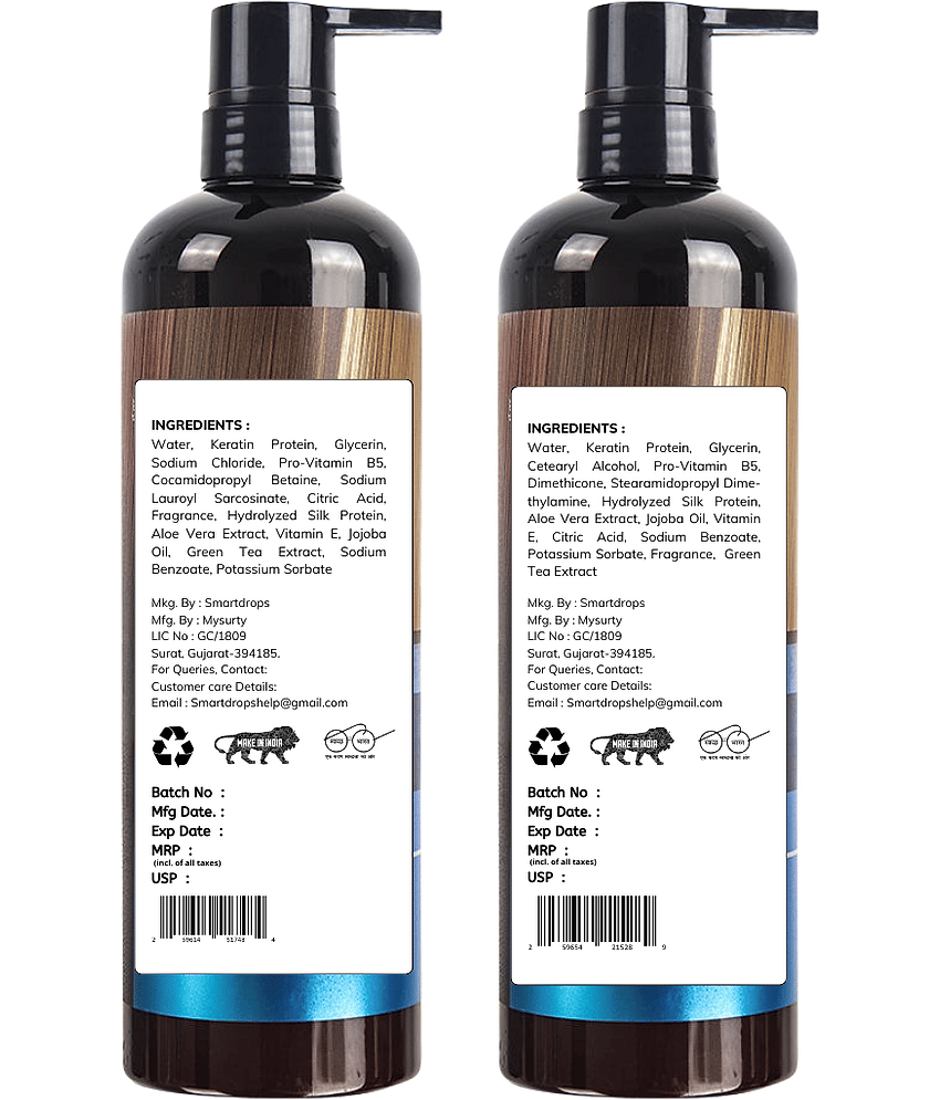 Smartdrops Anti Hair Fall Shampoo & Conditioner 200 ( Pack of 2 ) view 2